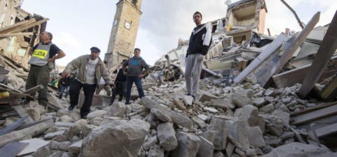 Terremoto in Centro Italia: “Un colpo che ferisce al cuore la nostra terra e le nostre persone”